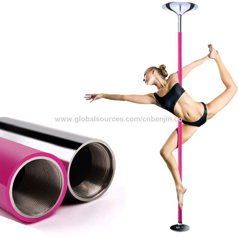 Silicone Dance Pole,Removable Stripper Pole,360 Spin and Static Stripper  Pole,Fitness Gym Equipment for Home Fitness,Exercise,Bar,Gym,Party
