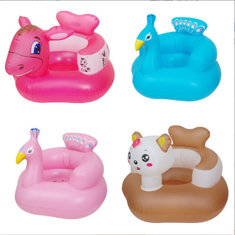 Assento de aprendizagem para bebé, cadeira de jantar inflável para casa, sofá com encosto para bebé for sale at factory direct price