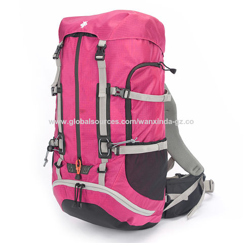 50L Outdoor Backpack Waterproof Nylon Hiking Camping Laptop Shoulder Travel Bag