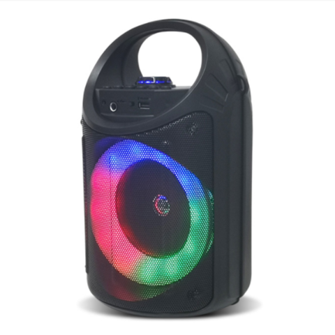 Portable Bt Party Speaker Karaoke Speaker Colorful Light With Radio ...