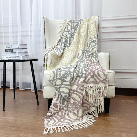 Buy Wholesale China Cotton With Fringe,cotton Blankets Weave Soft