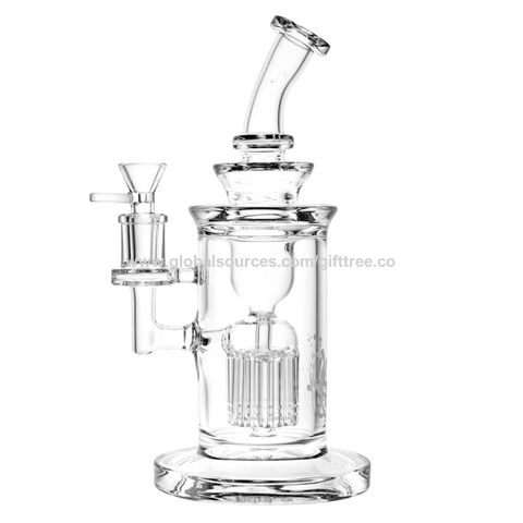 Buy Wholesale China 9 Inches Glass Recycler Bong Smoking Water