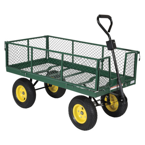 Britoniture Garden Trolley Cart Heavy Duty Transport Outdoor Truck 300kg Load Capacity Wheelbarrow #05