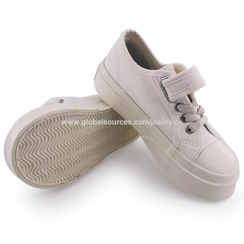 women's canvas shoes with velcro fastening
