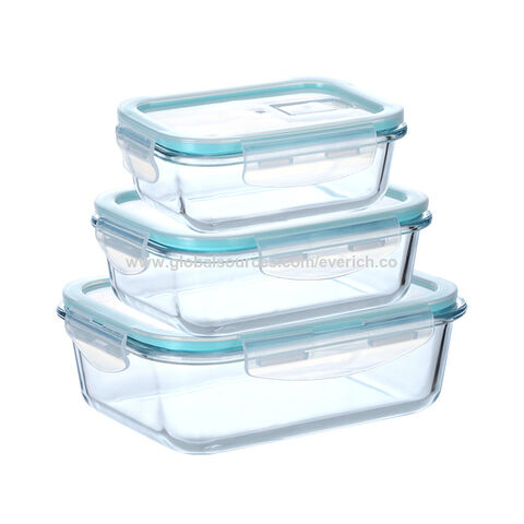 Buy Wholesale China Best Glass Food Storage Containers & Glass Food Box at  USD 0.8
