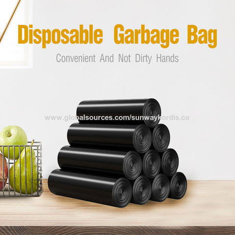 Buy Wholesale China Disposable Plastic 240l Big Black Trash Bags For  Hospital Waste Flat Pocket Trash & Disposable Plastic Black Trash Bags at  USD 0.3