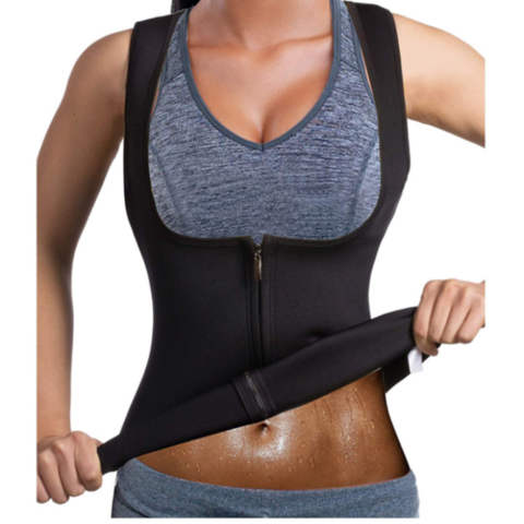 Buy Wholesale China Women Waist Trainer Vest Slim Corset Neoprene Sauna  Tank Top Zipper Weight Loss Body Shaper Shirt & Body Shaper Shirt at USD  2.39