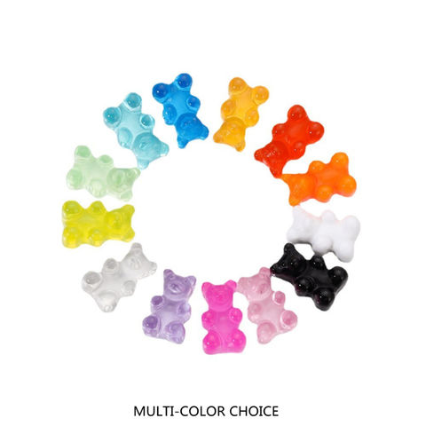 Buy Wholesale China Resin Gummy Bear Charms Pendant Resin Bear