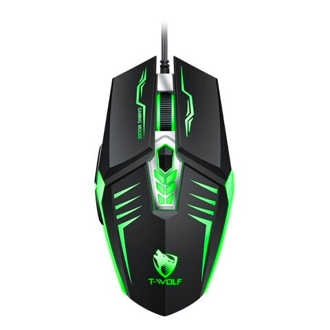 Mouse Gaming com Fio até 3200 DPI, Mouse Ergonômico Griffin Programável com 4 Tipos de Luz de Fundo for sale at factory direct price
