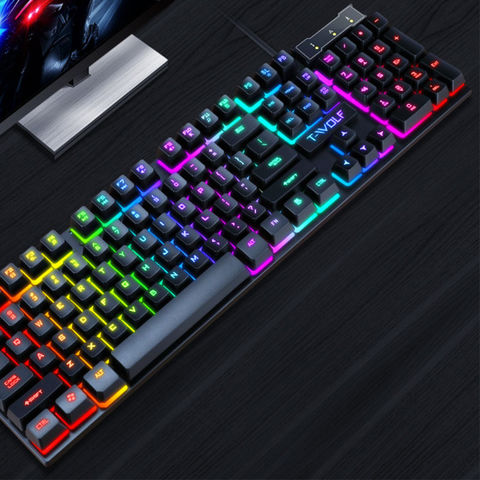 Buy Wholesale China Gaming Keyboard With 104 Rgb Keys Wired Gaming Keyboards Full Size Pc Gamer Laptop & Gaming Keyboard at USD 4.5 | Global