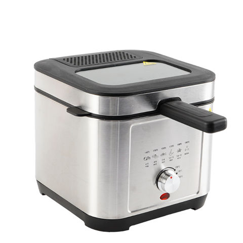 2.5 Liter 1200w Stainless Steel Housing Deep Fryer, Mini Deep Fryer 