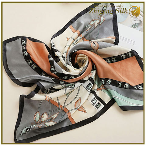 Soft Polyester Silk Man Head Scarf Fashion Print Enjoy Happy Owl Family Scarf For Head Square Neckerchief Head Scarf Square Multiple Ways Of Wearing Daily Decor 
