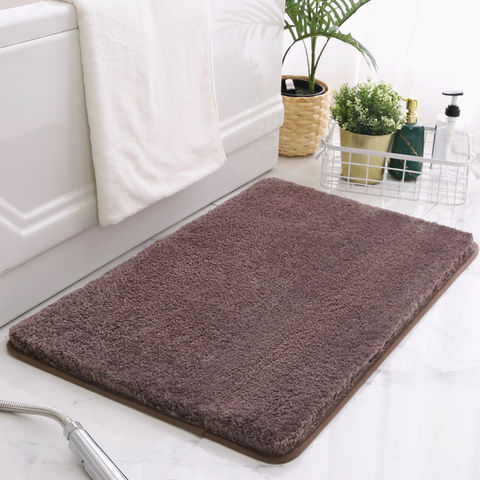 Buy Wholesale China Polyester Bath Mat, Soft And Cozy, Super Absorbent  Water, Non-slip, Machine-washable, 40*60cm & Bath Mats at USD 2.5
