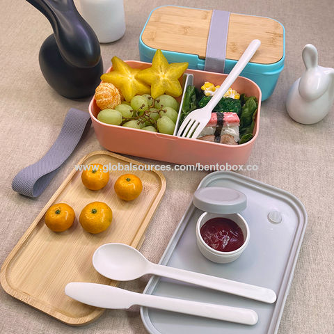 Portable Microwavable Lunch Box With Cutlery And Insulated Bag For