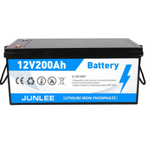 Batería LiFePO4 de 12 V 6 Ah, baterías de litio recargables de ciclo  profundo, BMS integrado, celdas de grado A, para sistema de alarma, UPS de