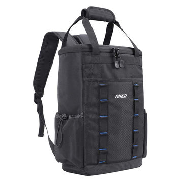 MIER Small Lunch Bag For Kids & Adults Compact Insulated Lunch Box Portable Thermal Mini Cooler For Work School Travel, Black - View #12