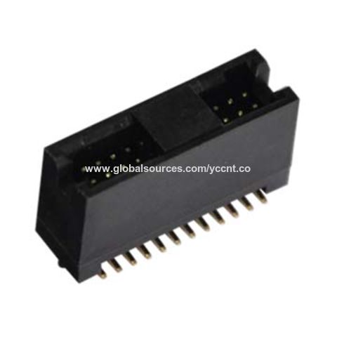 2.54mm Box Header Connector Gold Plated, board to board connectors box ...