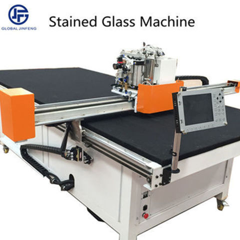 Good quality Vertical line machine for Stained glass with 8 working ...