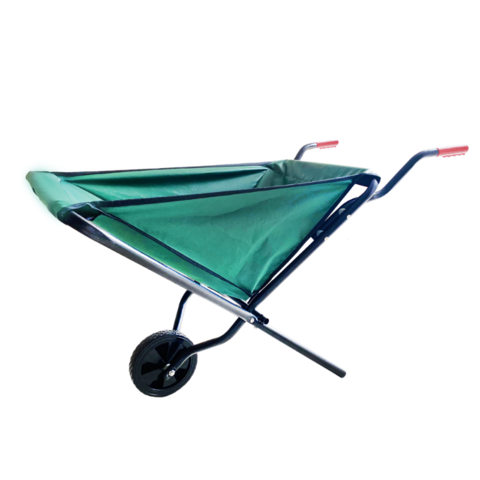 DNSJB Light Weight Barrow Cart Trolley Easy Fold Up Retractable Folding Color : Rubber Wheel 