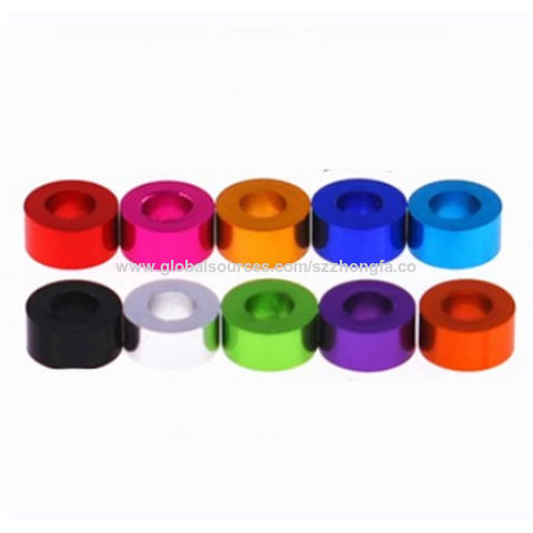 M3 Aluminum Alloy Spacers Standoff Color Round Washers Sleeve Cup Washers 