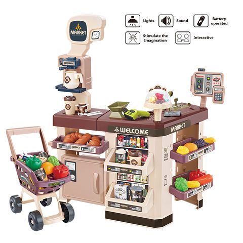 Toy Mini Fridge Grocery Shop Play Set Wholesale