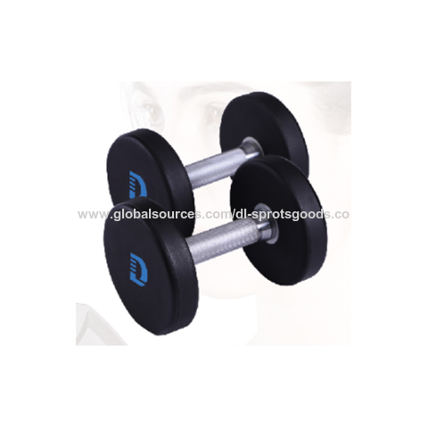 Buy Wholesale China Gym Pu Dumbbell Deluxe Rubber Dumbbells Rubber