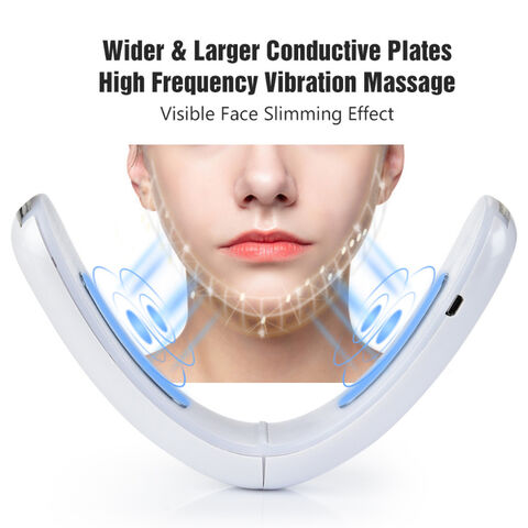 EMS Chin V-Line Up Lift Belt Facial Lifting Massager Face Slimming  Vibration Face Lift Care Device with Remote Control Skin Care - AliExpress