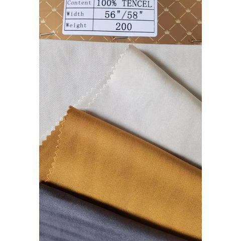 Buy Wholesale China Lyocell Twill Fabric & Lyocell at USD 4.1 | Global ...