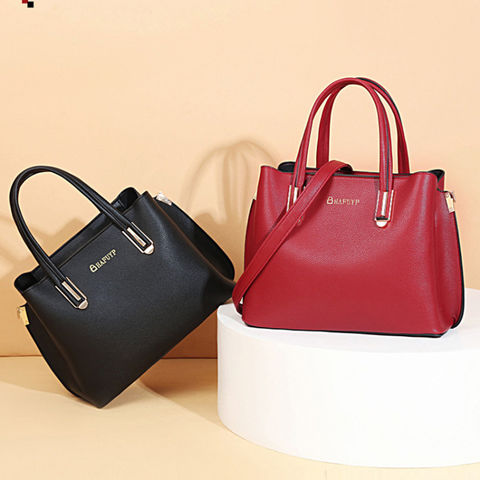 Buy Wholesale China Fashion Luxury Ladies' Handbag Pu Vegan