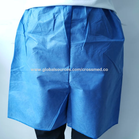 Disposable Nonwoven Surgical Exam Pant Paper Shorts Medical For Adult  Patient - Buy China Wholesale Disposable Hospital Patients Shorts $0.12