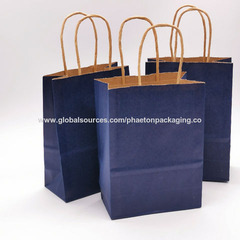 Buy Wholesale China Wholesale Kraft Paper Bags Custom Logo Eco-friendly