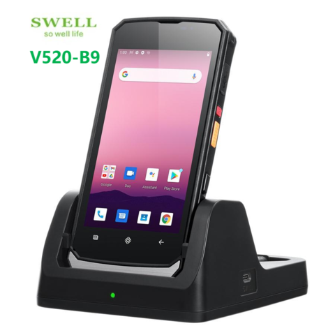 PDAs kasar 5 "Android 10 Data kolektor RFID pembaca GMS GPS 2D Scanner 4G LTE WIFI tahan air for sale at factory direct price
