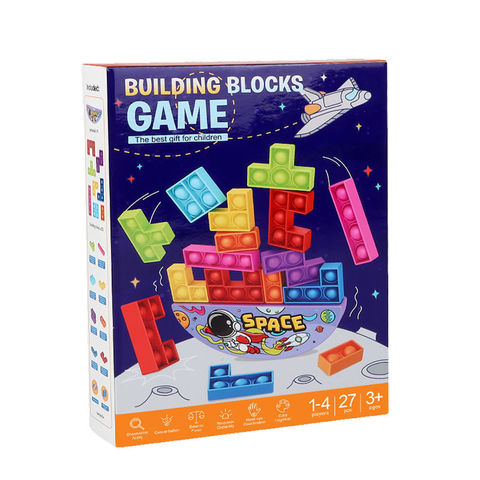 Tetris Children's Puzzle Building Blocks Puzzle Silicone Toy