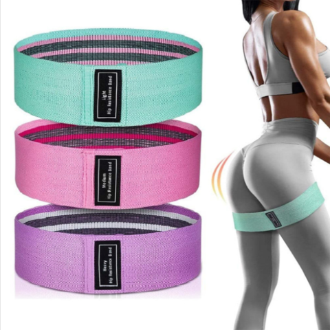 Bandas Elásticas de Ejercicio para Mujeres, 3 Niveles Bandas de Glúteo para Piernas y Glúteos, Bandas de Resistencia for sale at factory direct price