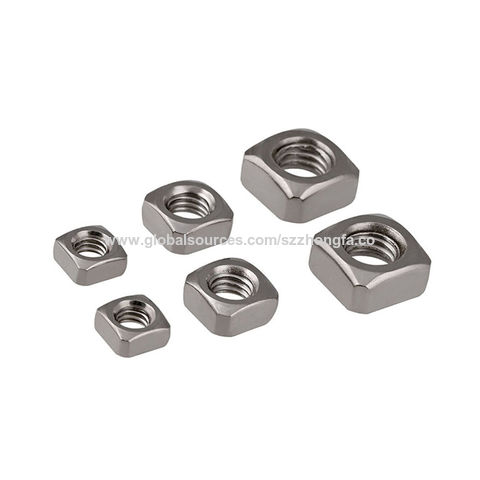 M3 M4 M5 M6 M8 M10 Sqaure Nuts A2 Stainless Steel DIN557 