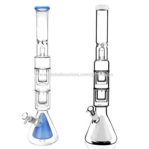 Dual Tone Mini 6 Inch Beaker Water Pipe w/ Showerhead Perc