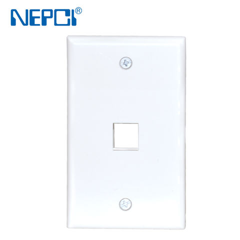 Nepci Single Port Keystone Jack Module Jack/usb Wall Plat, 115*70 Wall ...