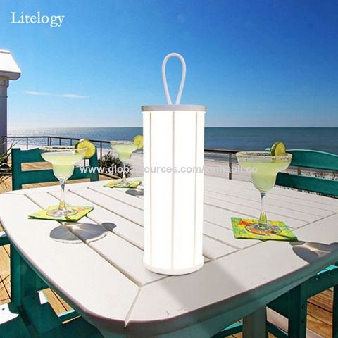 Buy Wholesale China Aluminium Led Dimmable Usb Rechargeable Battery  Restaurant Cordless Table Lamp For Hotel Ktv Bar & Bed Side Lamps at USD 35