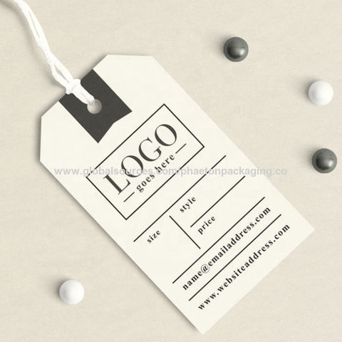 Buy Wholesale China Custom Paper Brand Apparel Product Hang Tags, Custom  Logo String Hang Tag For Clothing Hang Tag & Hang Tag at USD 0.06