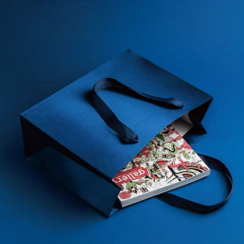 This Lovely Box Style Gift Paper Bag With Handle Is Convenient To Carry.  This Paper Bag Is Suitable For Packing Gift, Cosmetic, Etc. This Item Is  Printed With Soy Ink That Is