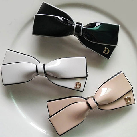 Silk Bow Snap Hair Clip