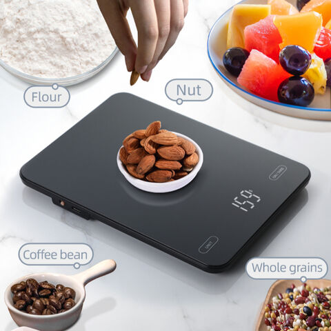 Báscula de Cocina Digital, Recargable, Vidrio Templado de Alta Calidad for sale at factory direct price