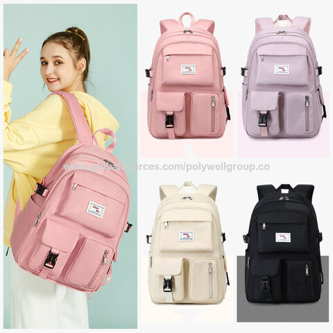 Polyester backpack outlet waterproof