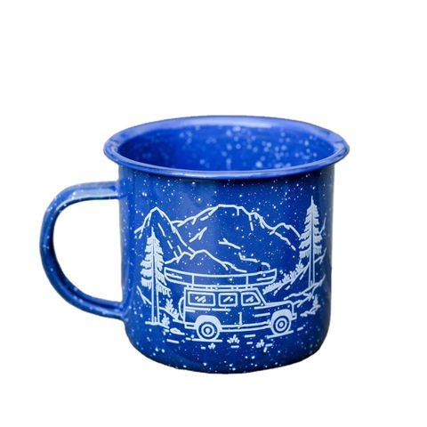 Buy Wholesale China Enamel Mugs Splash Creative Metal Steel Outdoor Camping  Splatter Speckled Enamel Coffee Mug Cup & Enamel Mugs at USD 1