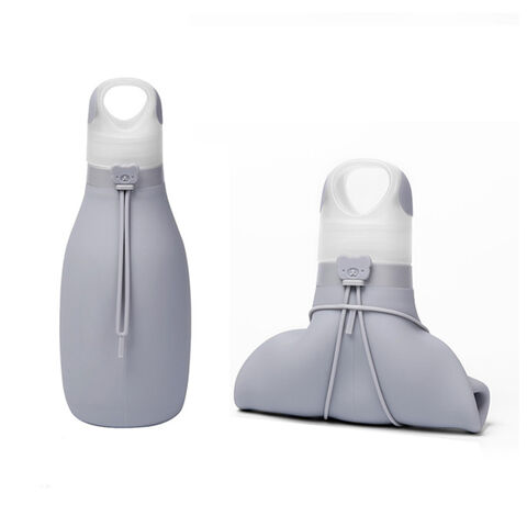 Portable Water Bottle Plastic BPA Free Daily Pill Box Drinking Leak-Proof Bottle 