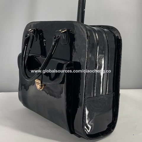 Buy Wholesale China Laptop Travel Luggage Women Purse Bag Handbag Zip-up  Trolley Wheeled Rolling Ladies Office Work Pack & Rolling Handbag Women  Purse Bag at USD 12.5