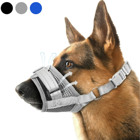 Effective Dog Muzzle For Training And Safety - Prevents Chewing