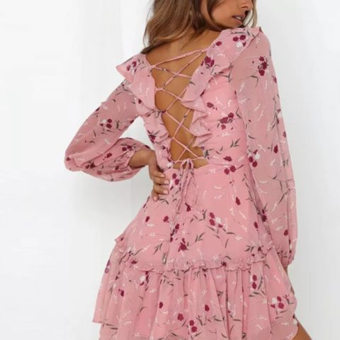 Floral Printed Floral Chiffon Dresses Bohemian Style Women Dresses ...