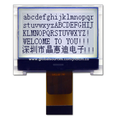 Buy Wholesale China 12864 Lcd Gray Backlight Black Wolds Lcm Lcd ...