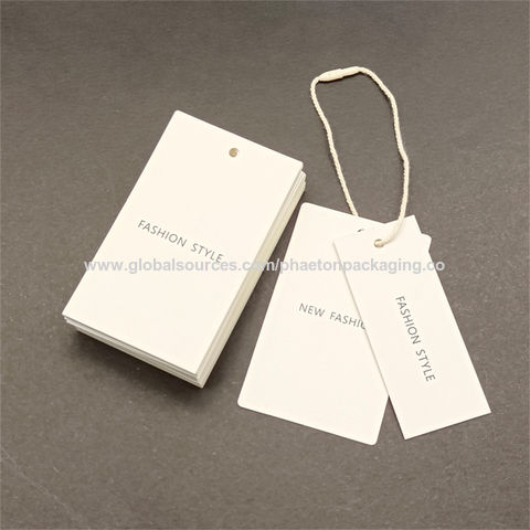 Hang Tags – White Linen 100# – iimagine WebnPrint